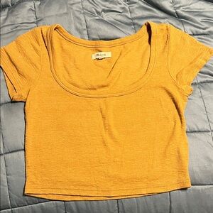Mustard Yellow Women's Top by Madewell